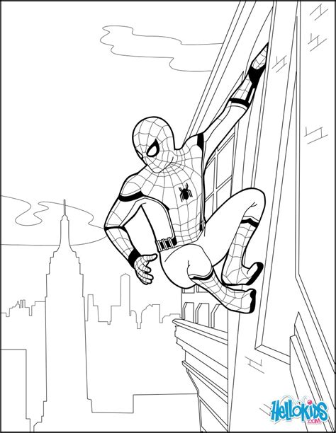 Dibujos Para Colorear Spiderman Homecoming 2