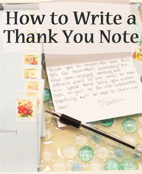 How To Write A Thank You Note Thank You Notes Thank You Ts Thank