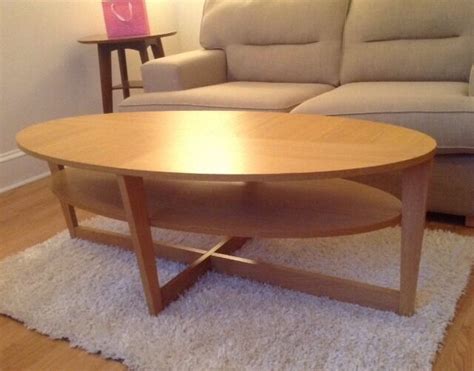 This coffee table can be placed on its own or be paired with multiple coffee tables. For Sale IKEA Vejmon Oval Coffee Table | in Bridge of Allan, Stirling | Gumtree