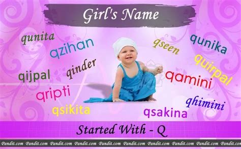 Indian Girl Names Starting With Q