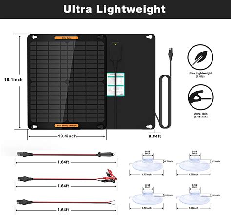 Buy Allto Solar 20w 12v Solar Trickle Charger And Maintainer Pro 12 Volt