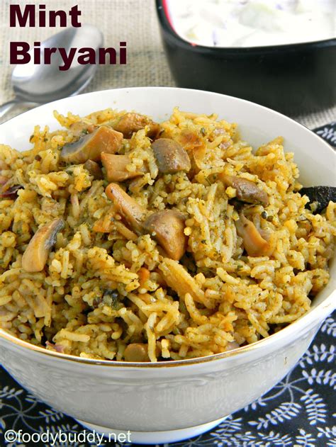 Indian food is rooted so heavily in the use of spices and the layering of flavors; Mint mushroom biryani recipe / easy mint biryani is a ...