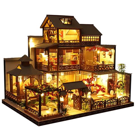 Atralife Assembly Cottage Diy Dollhouse Kit Assembled Miniature Wooden