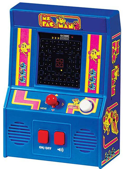 Retro Mini Arcade Game Ms Pacman Geppettos Toys Schylling Toys