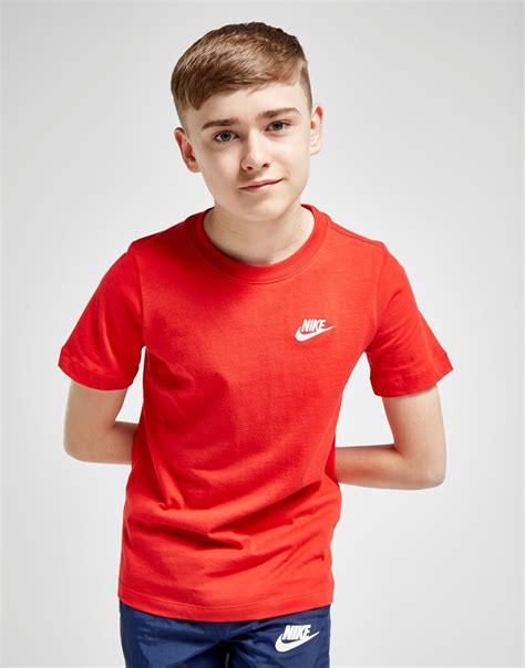Rød Nike Small Logo T Shirt Junior Jd Sports Danmark