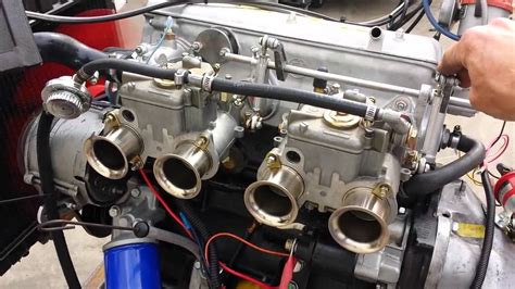 Bmw M10 Engine With Weber 40mm Side Draft Carbs Youtube