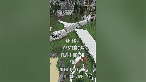 Plane Crash Survival Map For Minecraft Youtube
