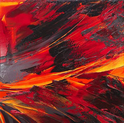 Black And Red Abstract Paintings