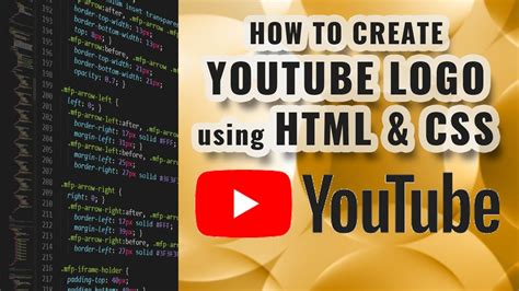 How To Create Youtube Logo Using Html And Css Tiandev Youtube