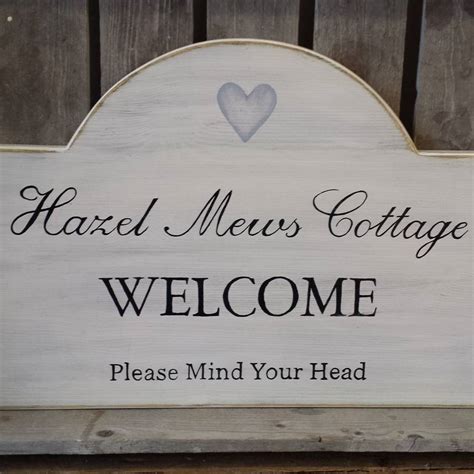 Personalised Vintage House Sign By Giddy Kipper