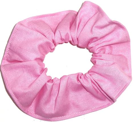 Ballet Pink Cotton Fabric Hair Scrunchie Scrunchies By Sherry Handmade