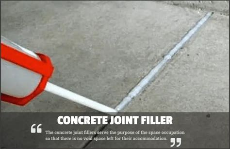 Concrete Joint Filler Types Properties And Application