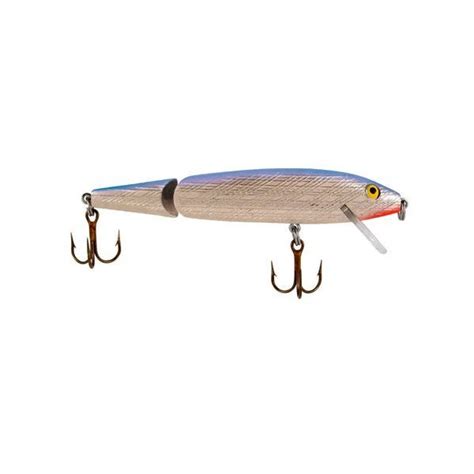 Rebel Jointed Minnow Fishing Lure Silverblue 3 12 In