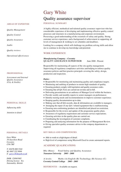 Following resume examples can give you inspiration when you feel tired of your existing resume, or we encourage you to explore the following resume examples developed using our resume builder. 14 Awesome Quality Assurance Resume Sample Templates ...