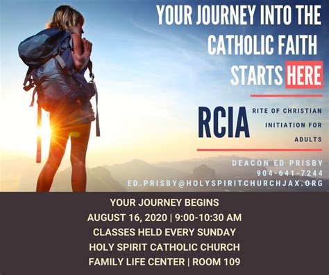 Rcia ⋆ Holy Spirit Catholic Church Jacksonville Fl