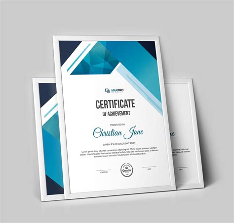 Certificate Template On Behance