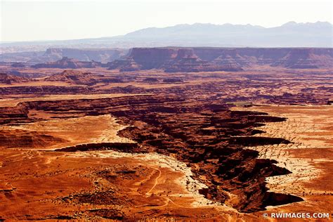 Framed Photo Print Of Grand View Point Overlook Canyonlands National