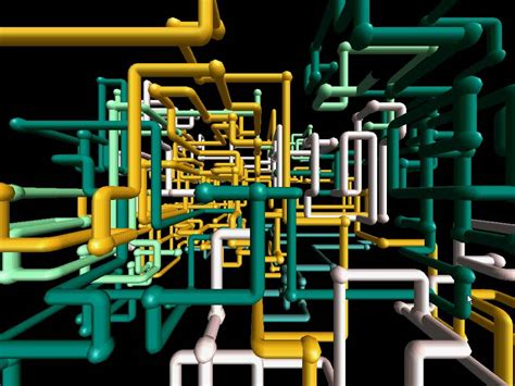 3d Pipes Screensaver High Quality Youtube