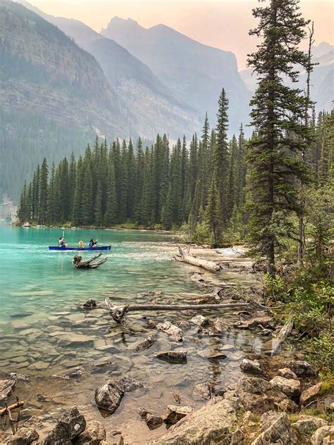 Banff National Park National Parks Lifetime Trip Bear Spray Moraine Lake Park Ranger Roam