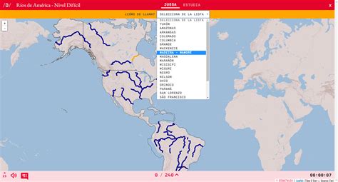 Mapa De Rios De America Mapa De America Images