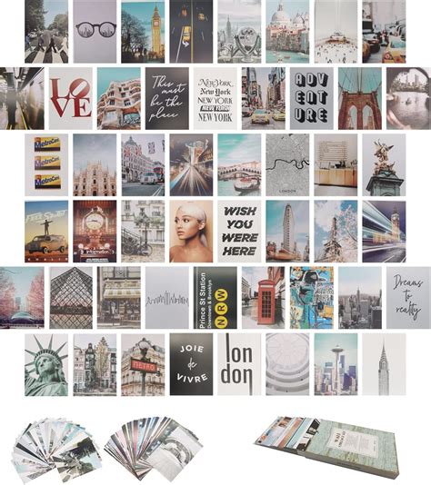 Smuk Vintage Wall Collage Kit 50pcs Aesthetic Posters For Room Decor In Macao At Mop 272