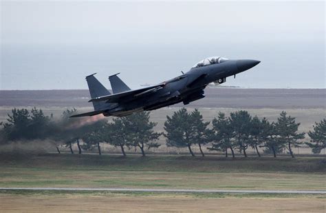 Republic Of Korea Air Force F 15k Slam Eagle From The 11th Fighter Wing