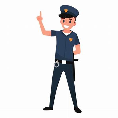 Policeman Uniform Illustration Police Cartoon Svg Transparent