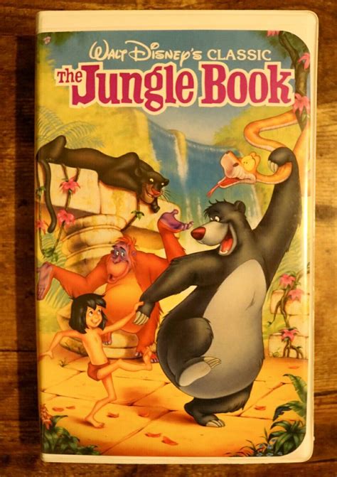 Mavin Rare The Jungle Book Black Diamond Vhs 1991 Walt Disney Classic