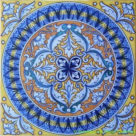 Hand Painted Italian Ceramic Tiles Italian Ceramics Contemporary