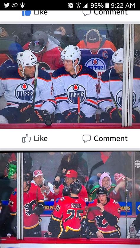 Battle Of Alberta Full Penalty Boxes March 2018 Edmonton Oilers