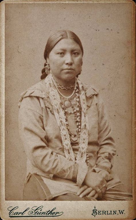 Osage Woman Circa 1870 Native American Peoples Native American