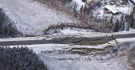 An earthquake is the result of a sudden release of stored energy in the earth's crust that creates seismic waves. Alaskan officials say infrastructure remains greatest concern after earthquake