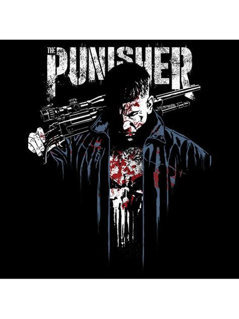 The Punisher Vengeance Official Marvel T Shirt Redwolf