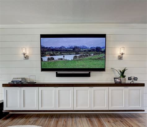 Floating Media Cabinet By Design Directions Basement Tv Rooms Living