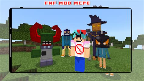 Updated Mod Friday Night Funkin For Minecraft Pe Fnf Mod For Pc