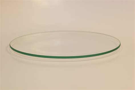 7 Round Shallow Clear Glass Plate 18