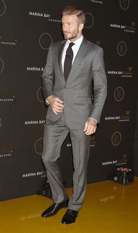 Even David Beckham Cant Make This Style Move Work David Beckham Suit