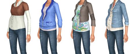 My Sims 3 Blog Generations And Supernatural Maternity Defaults By