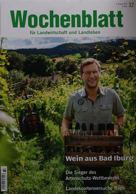 Wochenblatt FÜr Landwirtschaft And Landleben 32 2020 Zeitungen Und Zeitschriften Online