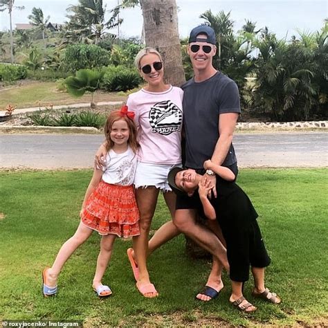 Roxy Jacenko Shows Off Her Glowing Tan In A Skimpy Black Top And