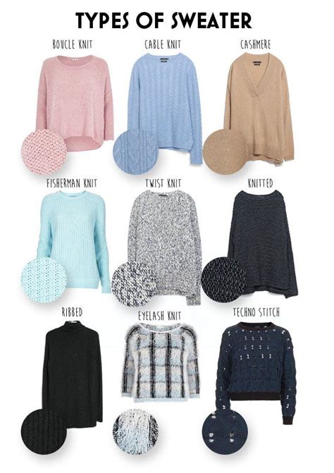 The Different Types Of Sweater Knits Stylebibleph