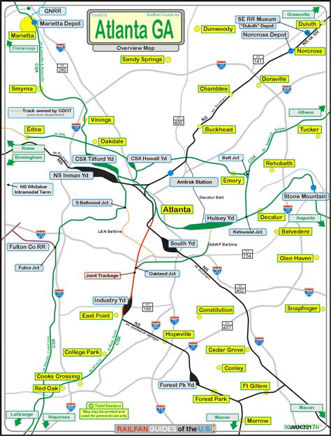 Atlanta Ga Railfan Guide Intro Page
