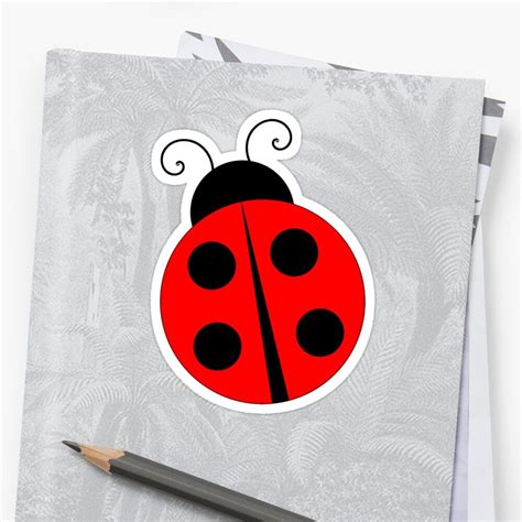 Ladybug Sticker By Limitlezz Ladybug Vinyl Sticker Sticker Design
