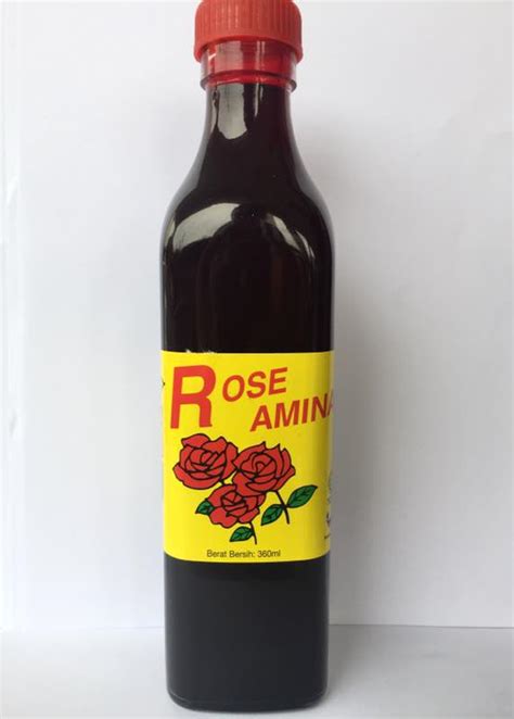 Rose Amina Syrup Ml Bottle Bottles Per Carton HORECA