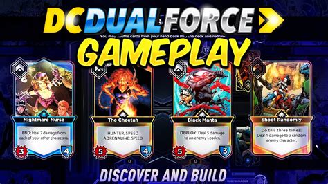 How To Play Dc Dual Force Deck Building Bronze Silver Gold And Cards