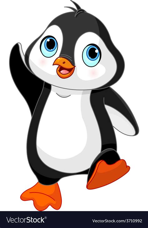 Cartoon Baby Penguin Royalty Free Vector Image
