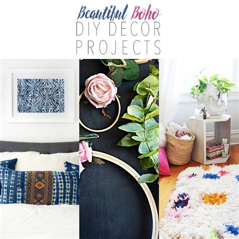 Diy boho home decor ideas. Beautiful Boho DIY Decor Projects - The Cottage Market