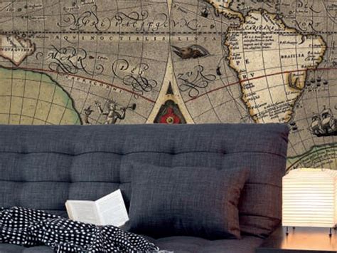 Travel From Home With Vintage World Map Wallpaper Murals Walls