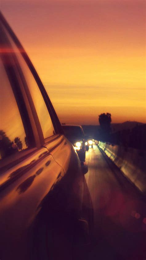 Sunset Road Trip Aesthetic Car Driving Into Sunset S Tenor I