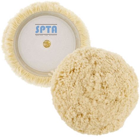 Spta 6150mm Hook And Loop Grip Buffing Pad For Car Polisher Compound